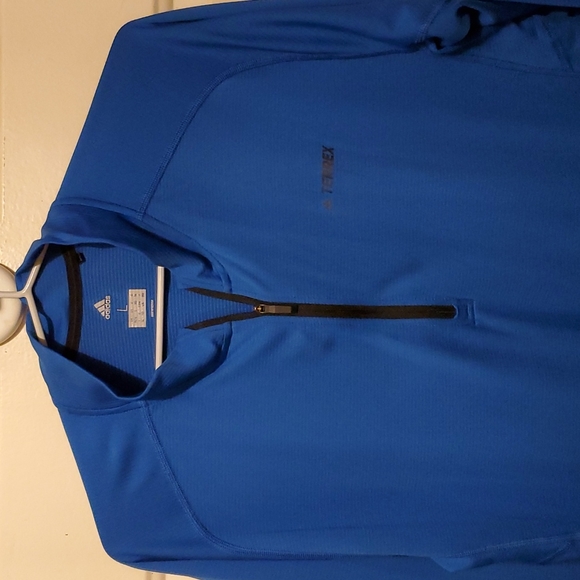 Adidas Terrex Half-Zip Long Sleeve Tee - Large - Picture 2 of 8